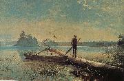 Winslow Homer Morning on the lake oil painting artist